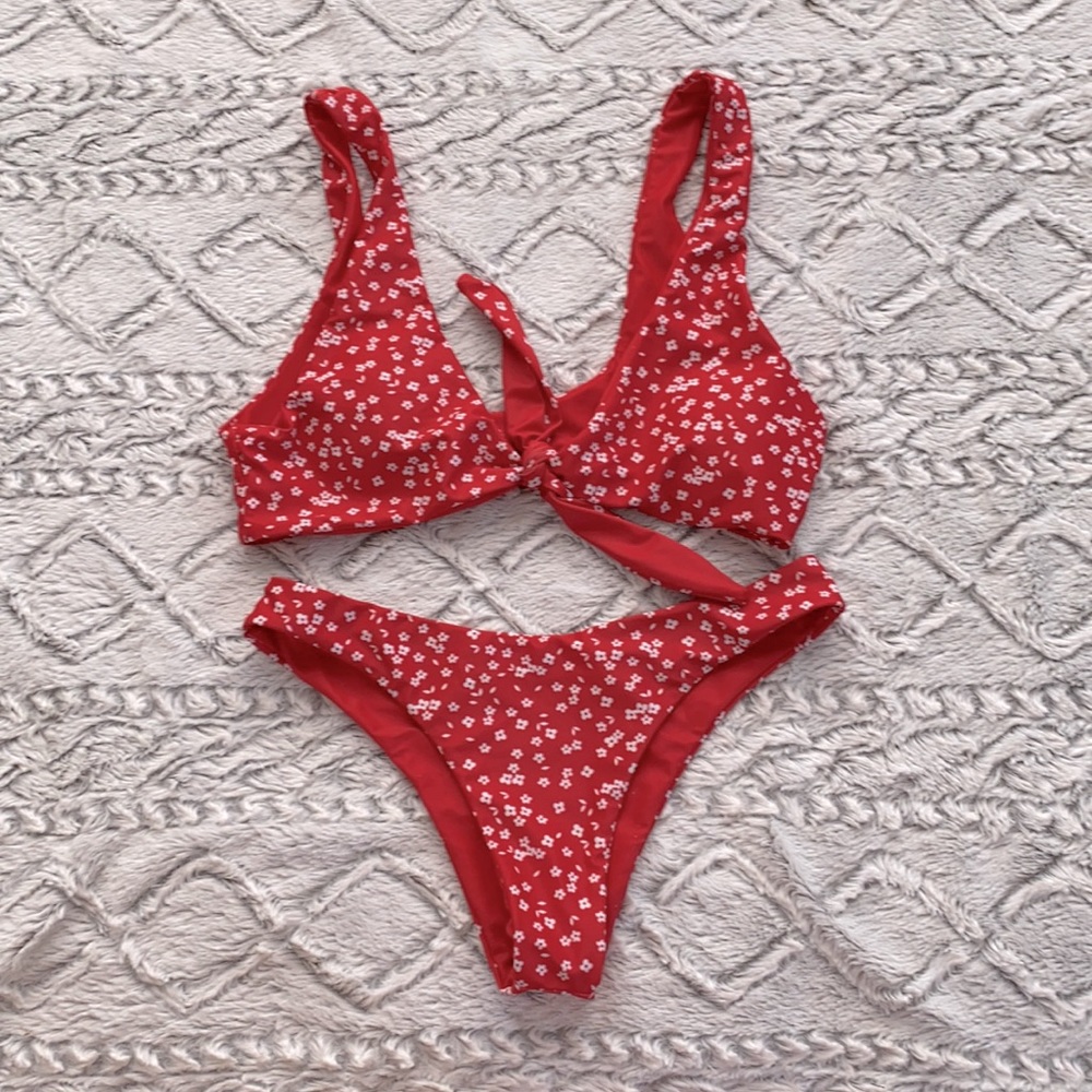 floral bikini set